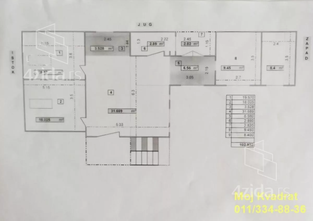 Troiposoban stan | 4zida