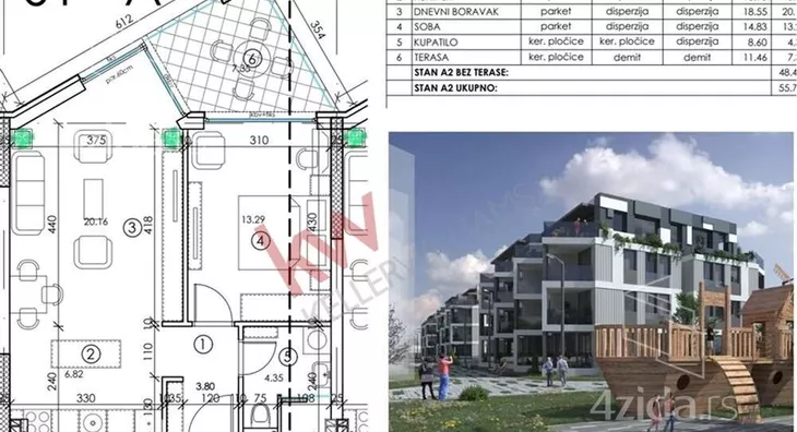 Dvosoban stan | 4zida