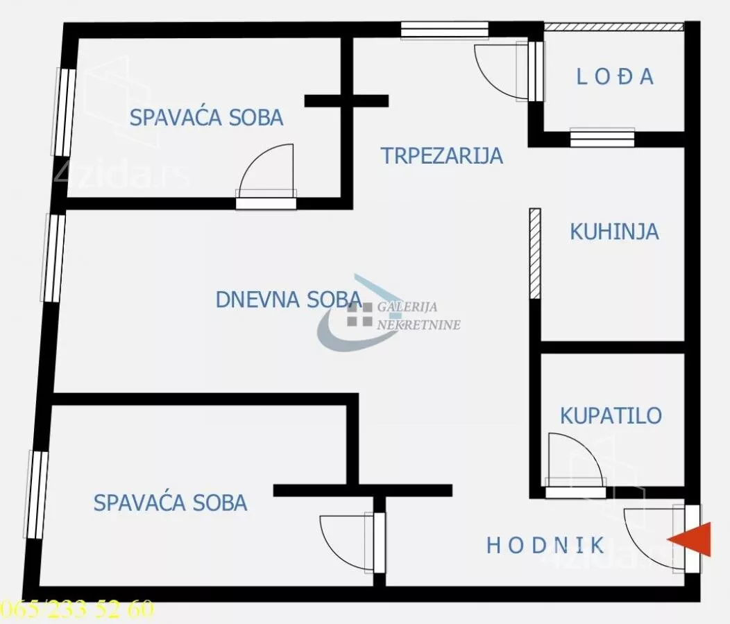 Trosoban stan | 4zida