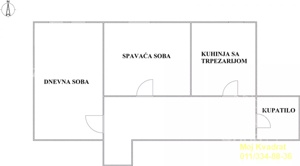 Dvosoban stan | 4zida