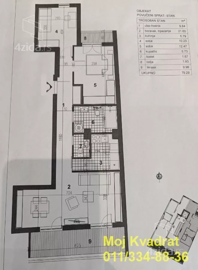 Trosoban stan | 4zida