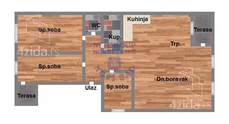 Četvorosoban stan | 4zida