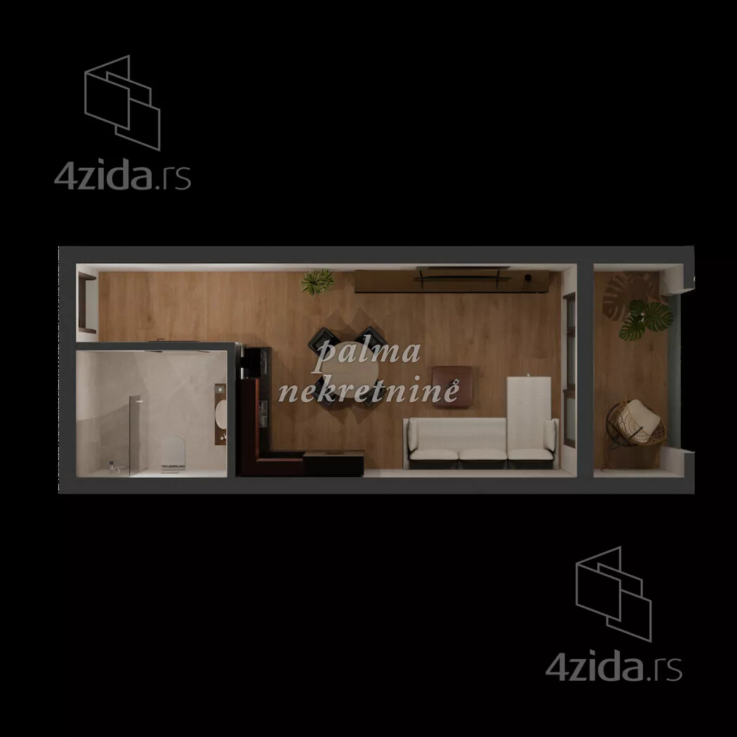 Garsonjera | 4zida