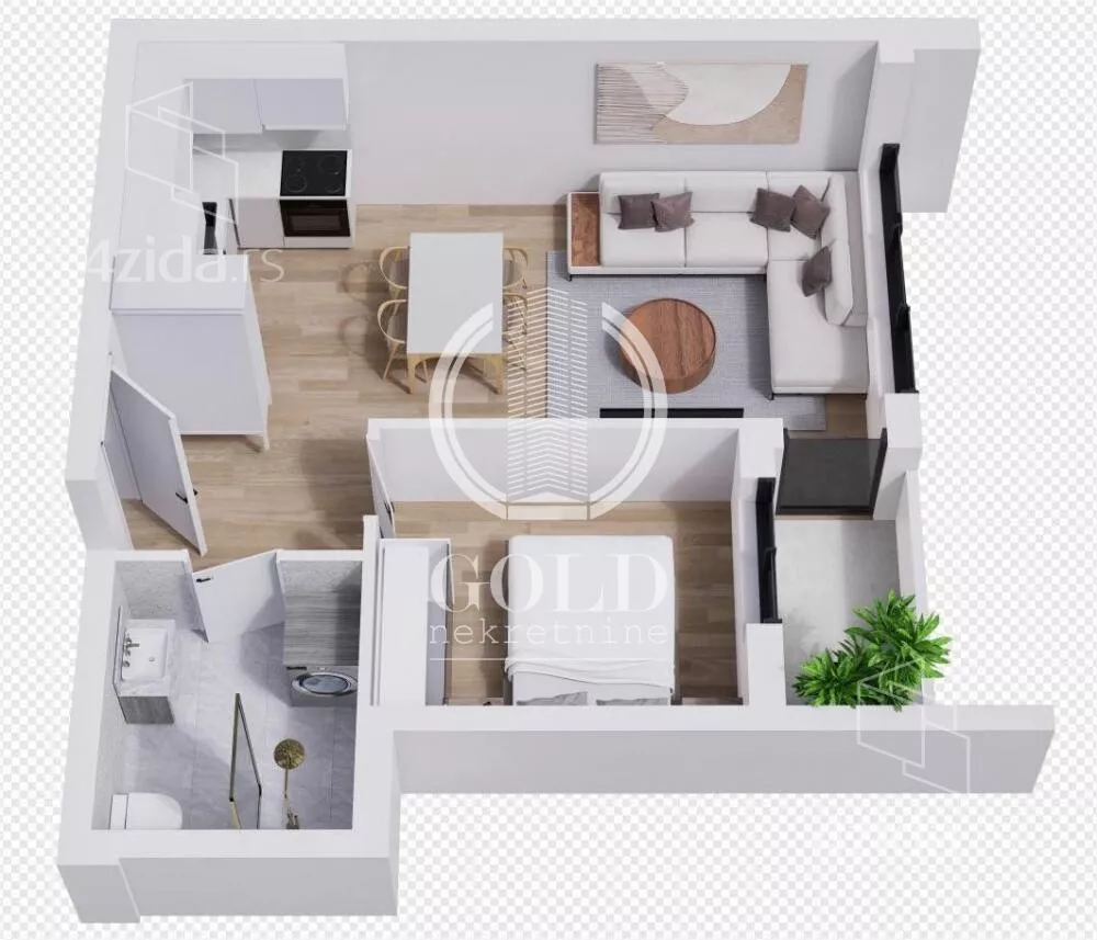 Dvosoban stan | 4zida