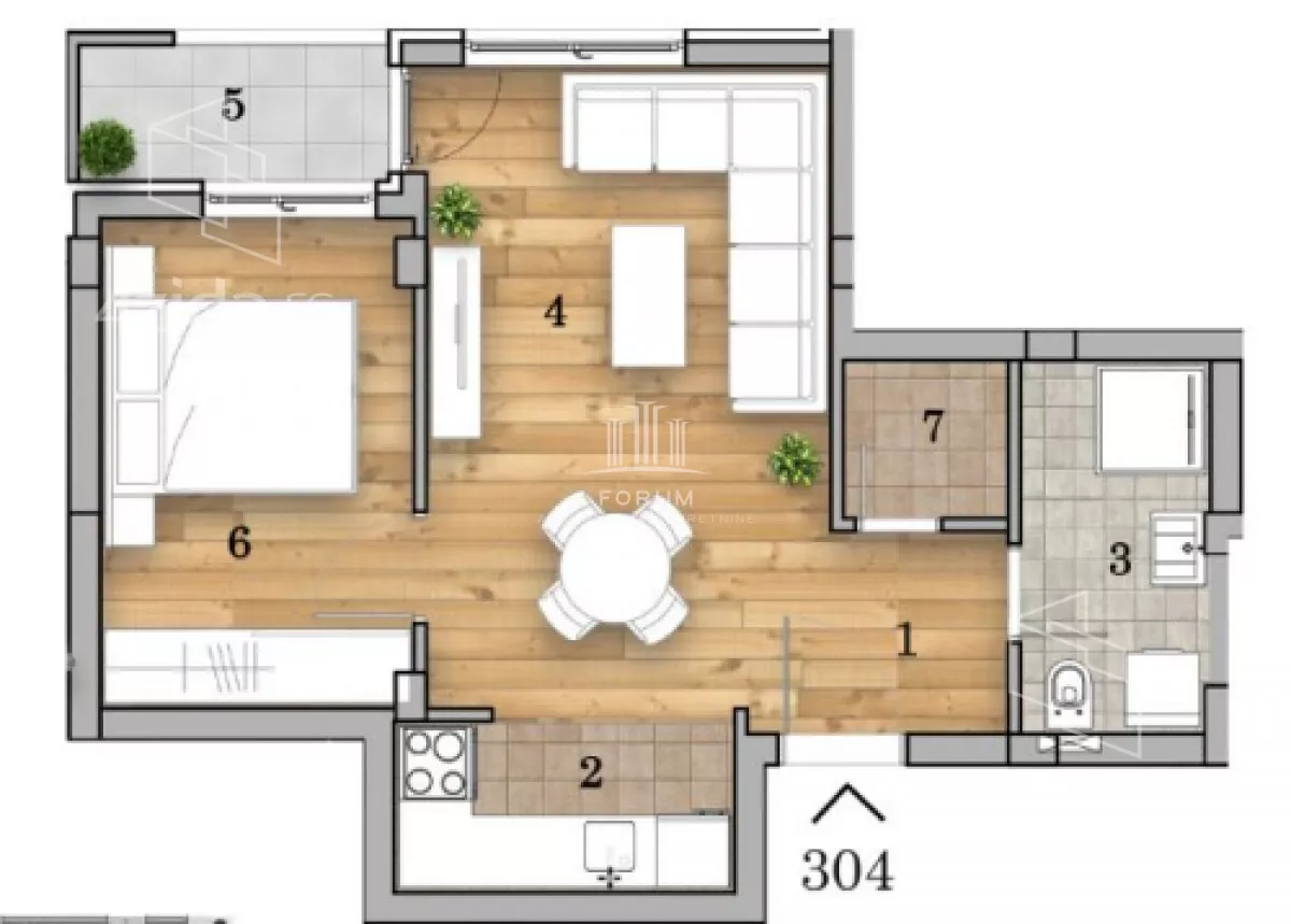 Dvosoban stan | 4zida