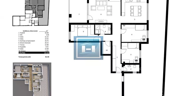 Troiposoban stan | 4zida