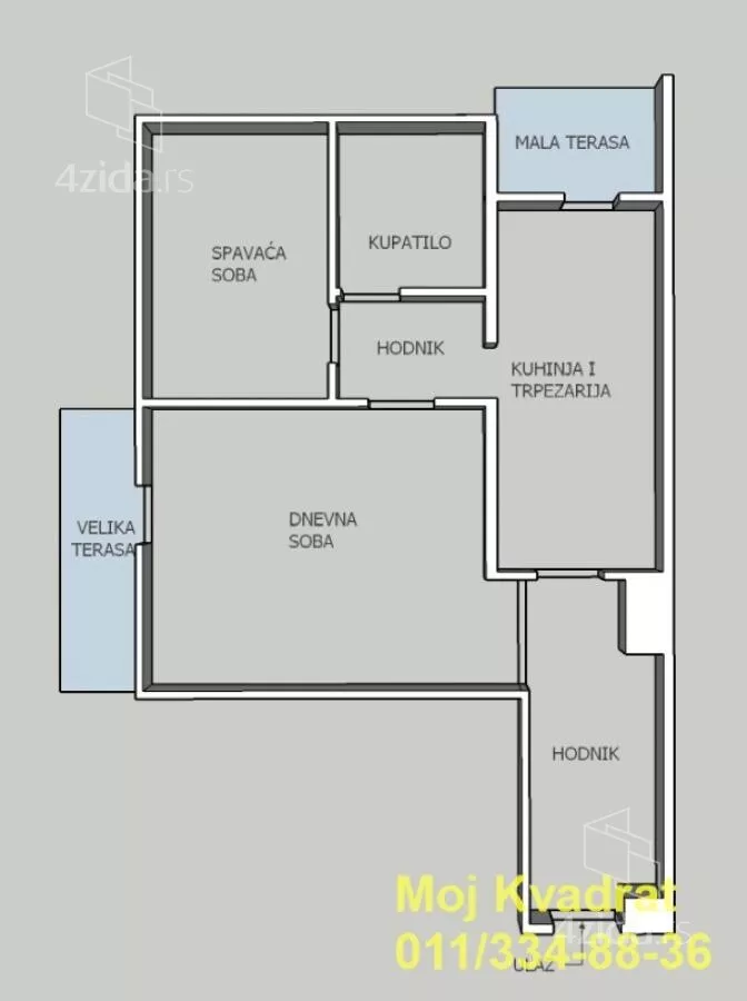 Dvosoban stan | 4zida