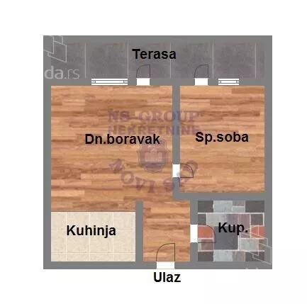 Dvosoban stan | 4zida