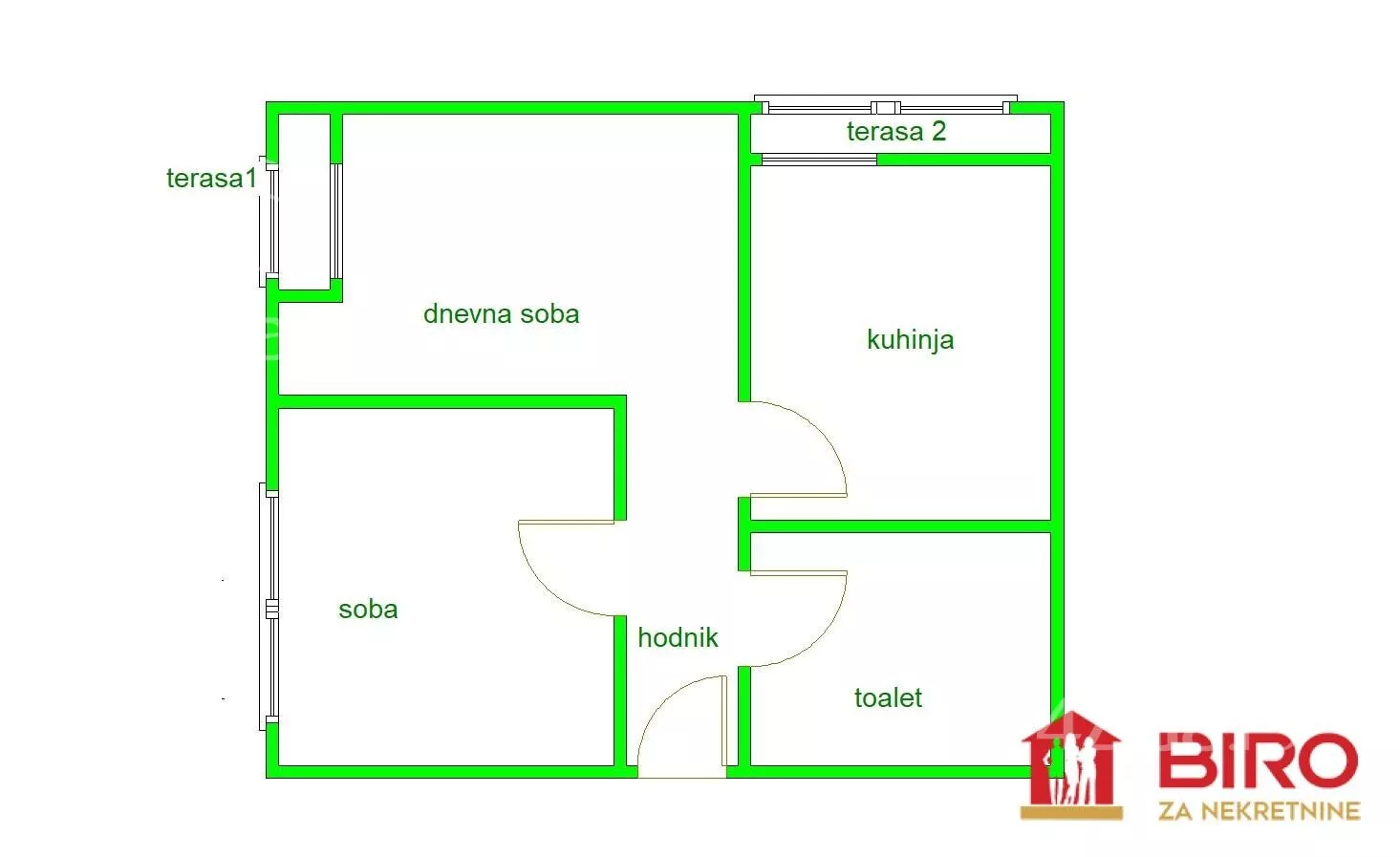Dvosoban stan | 4zida