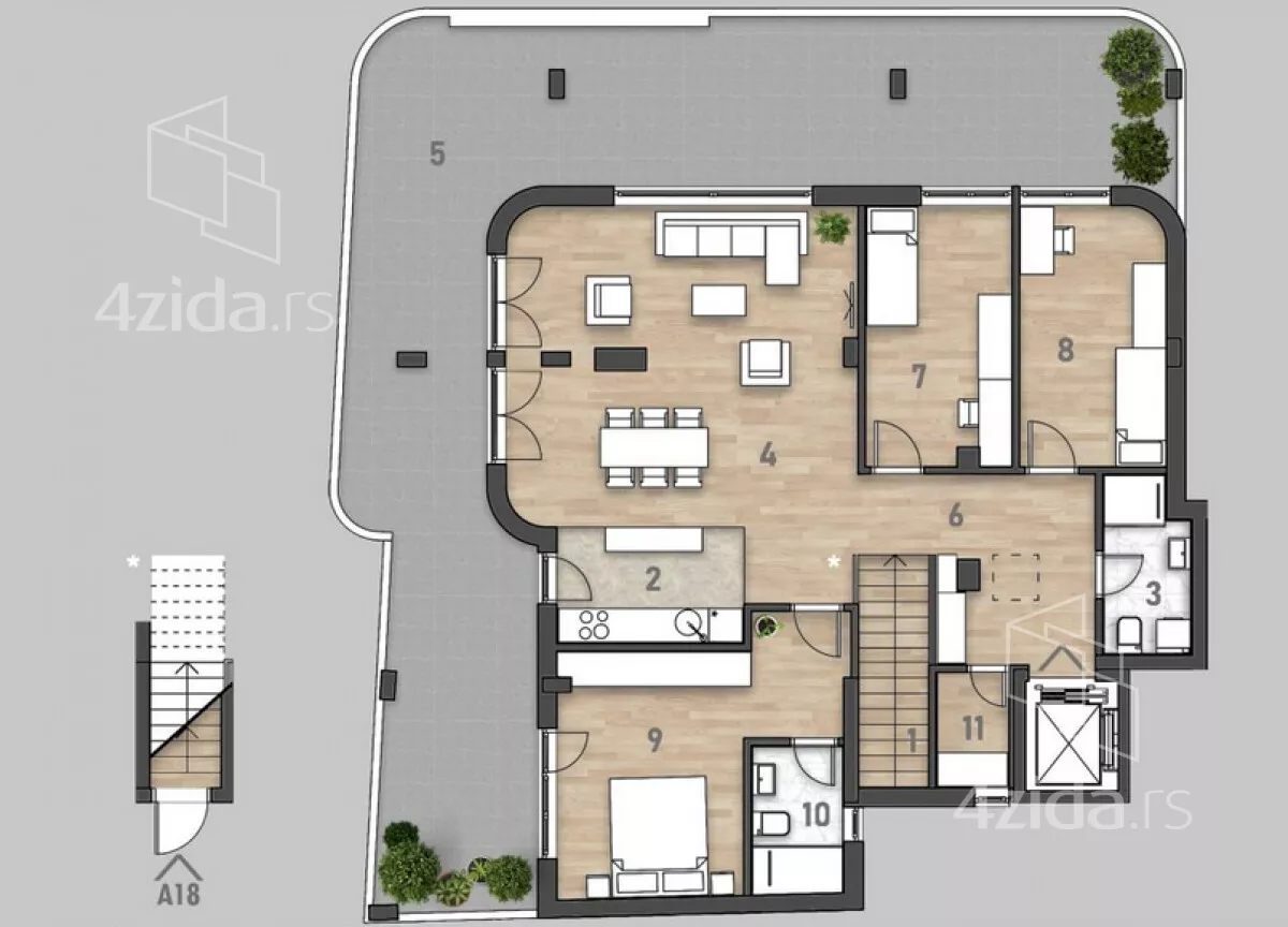 Četvorosoban stan | 4zida