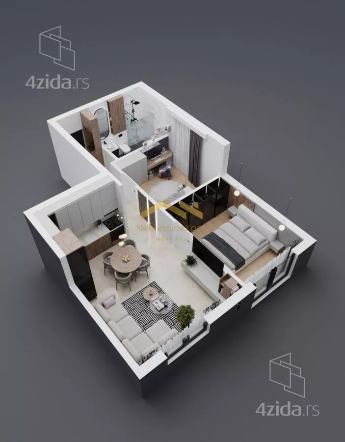 Trosoban stan | 4zida