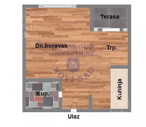 Jednosoban stan | 4zida