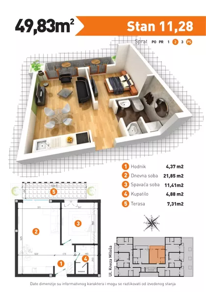 Kneza Miloša | 4zida.rs