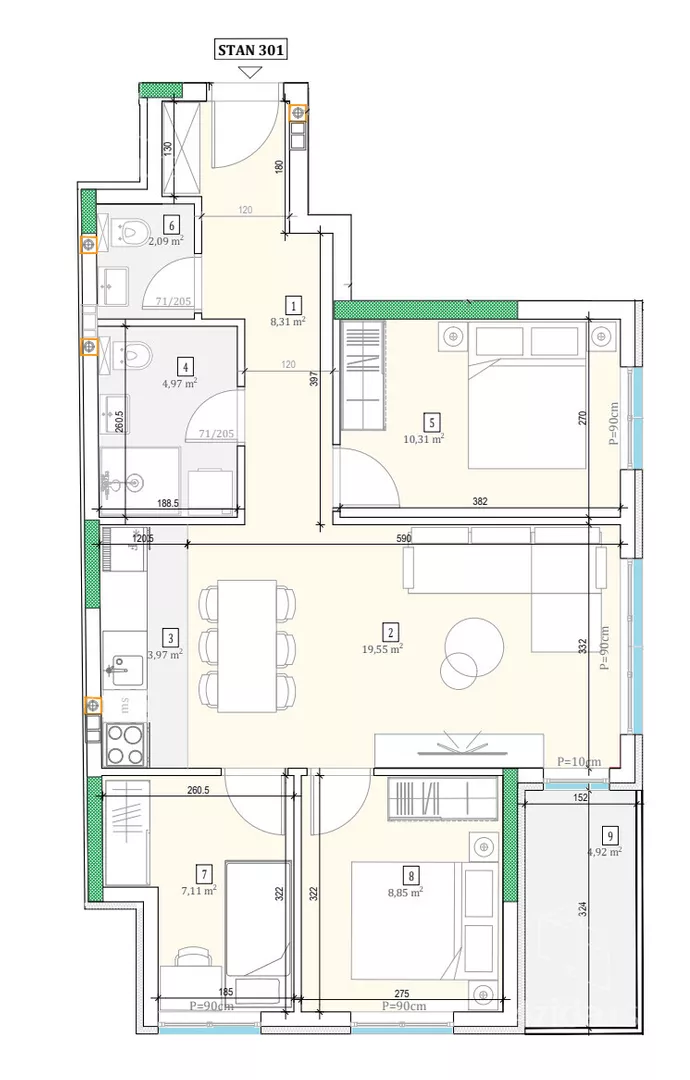 Četvorosoban stan | 4zida