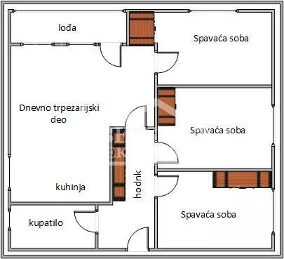 Troiposoban stan | 4zida