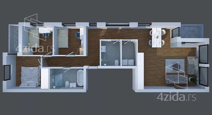 Četvorosoban stan | 4zida