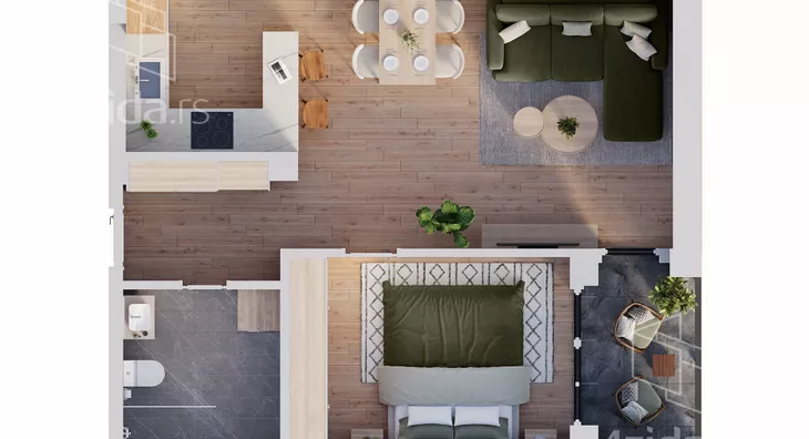 Dvosoban stan | 4zida