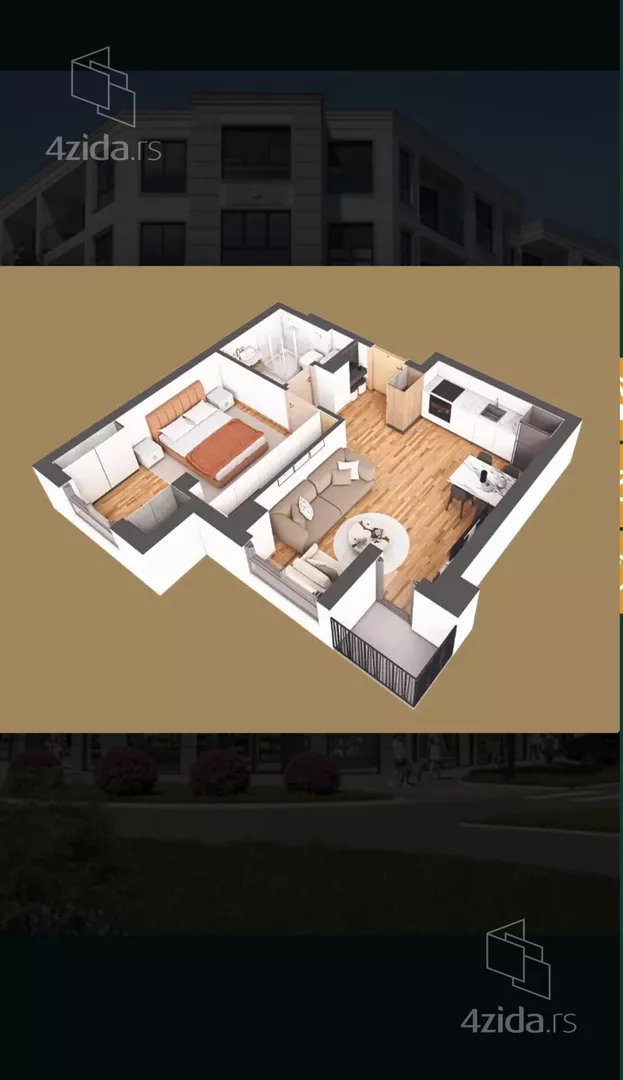 Dvosoban stan | 4zida