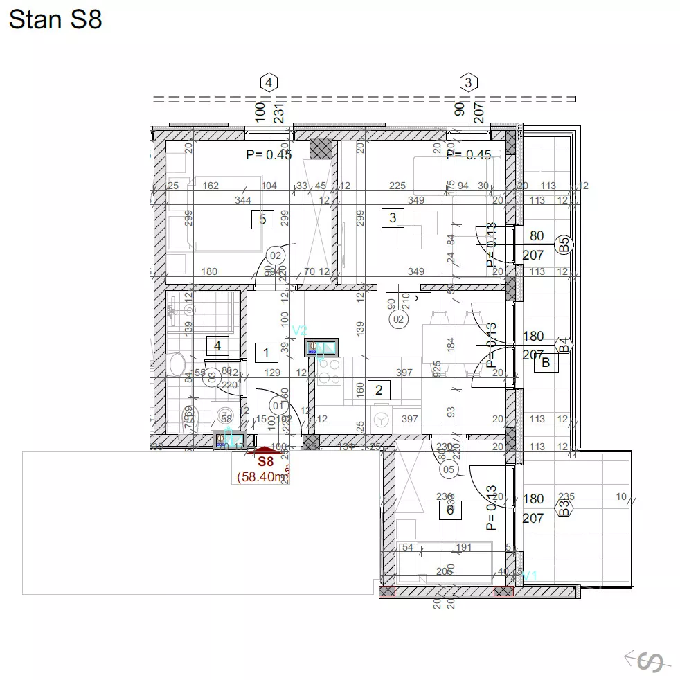 Dvoiposoban stan | 4zida