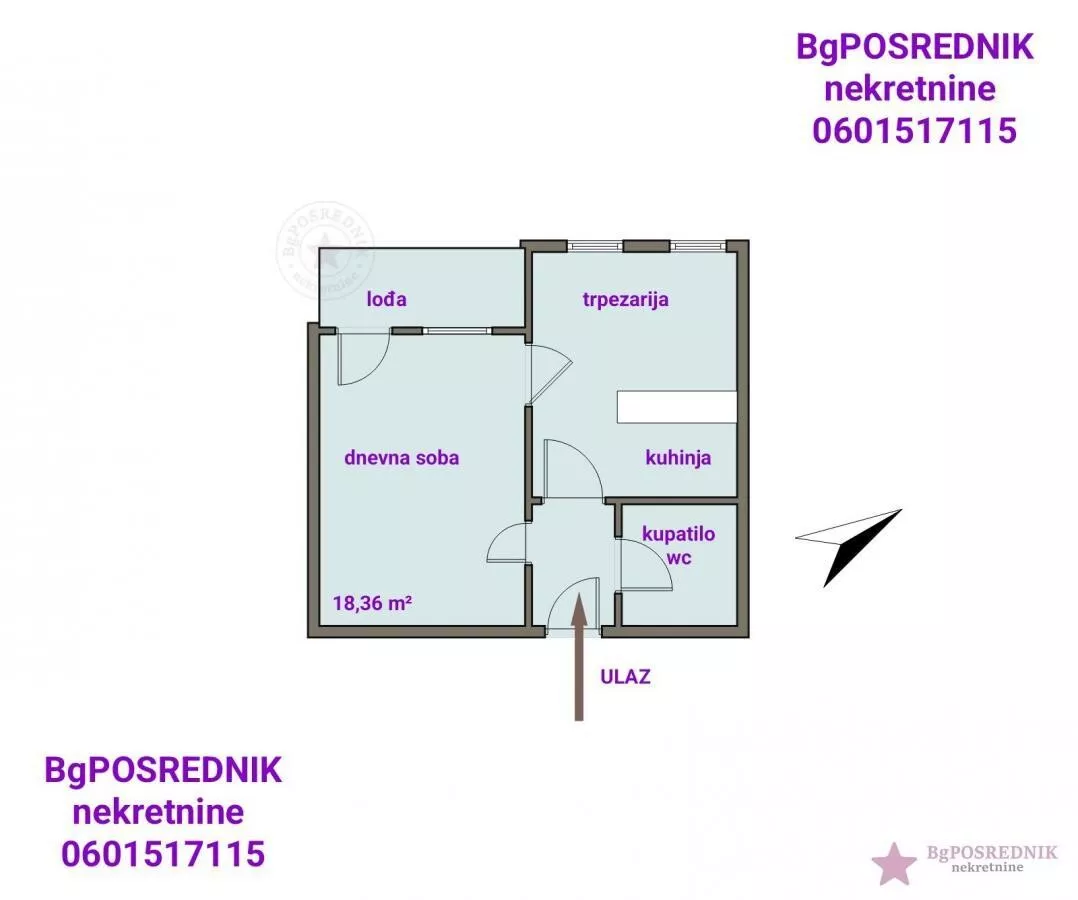 Jednosoban stan | 4zida