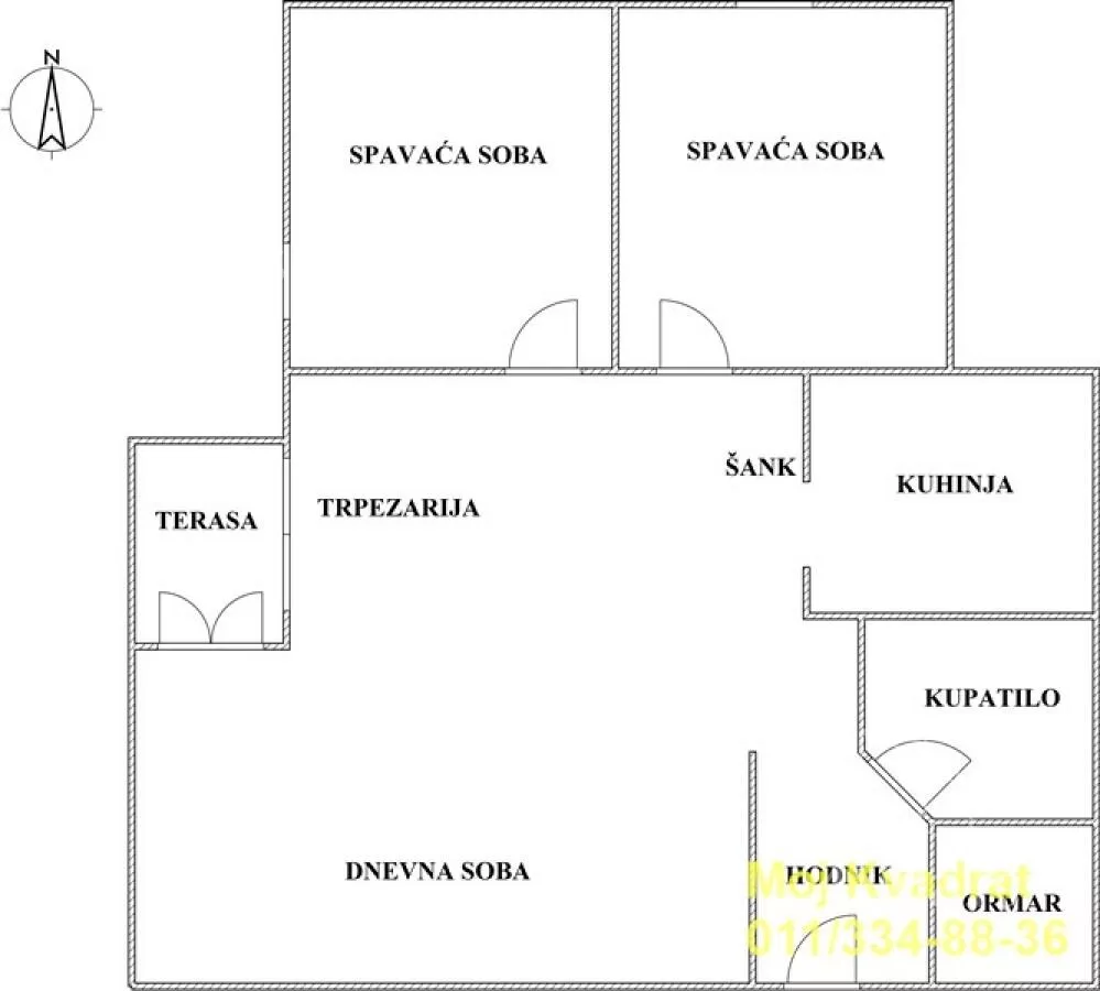 Dvoiposoban stan | 4zida