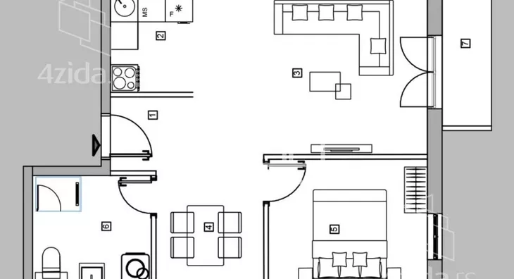 Dvosoban stan | 4zida