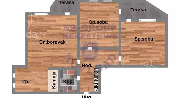 Trosoban stan | 4zida