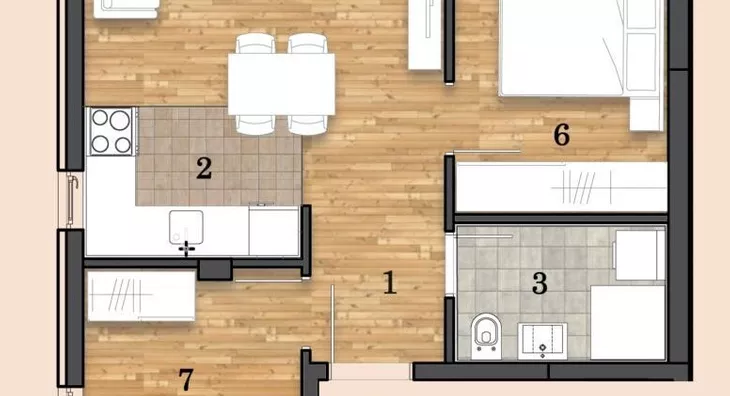 Trosoban stan | 4zida