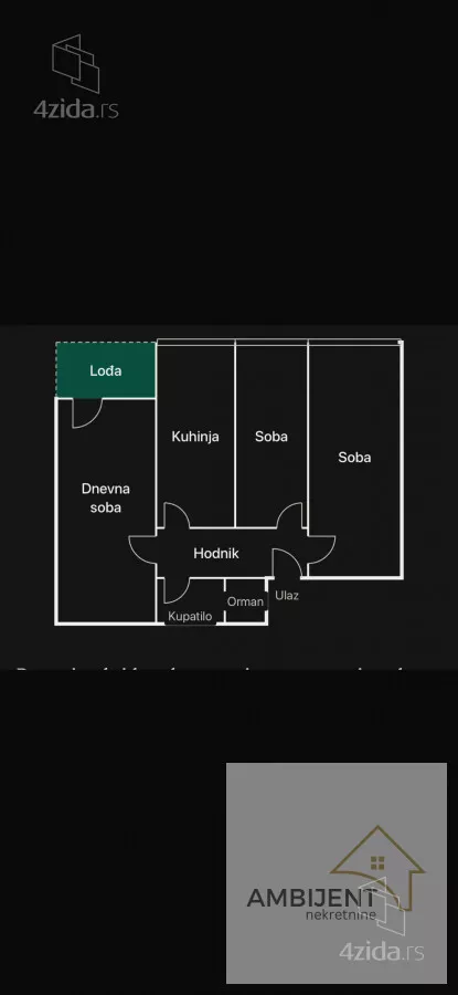 Trosoban stan | 4zida