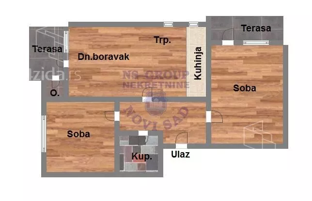 Trosoban stan | 4zida