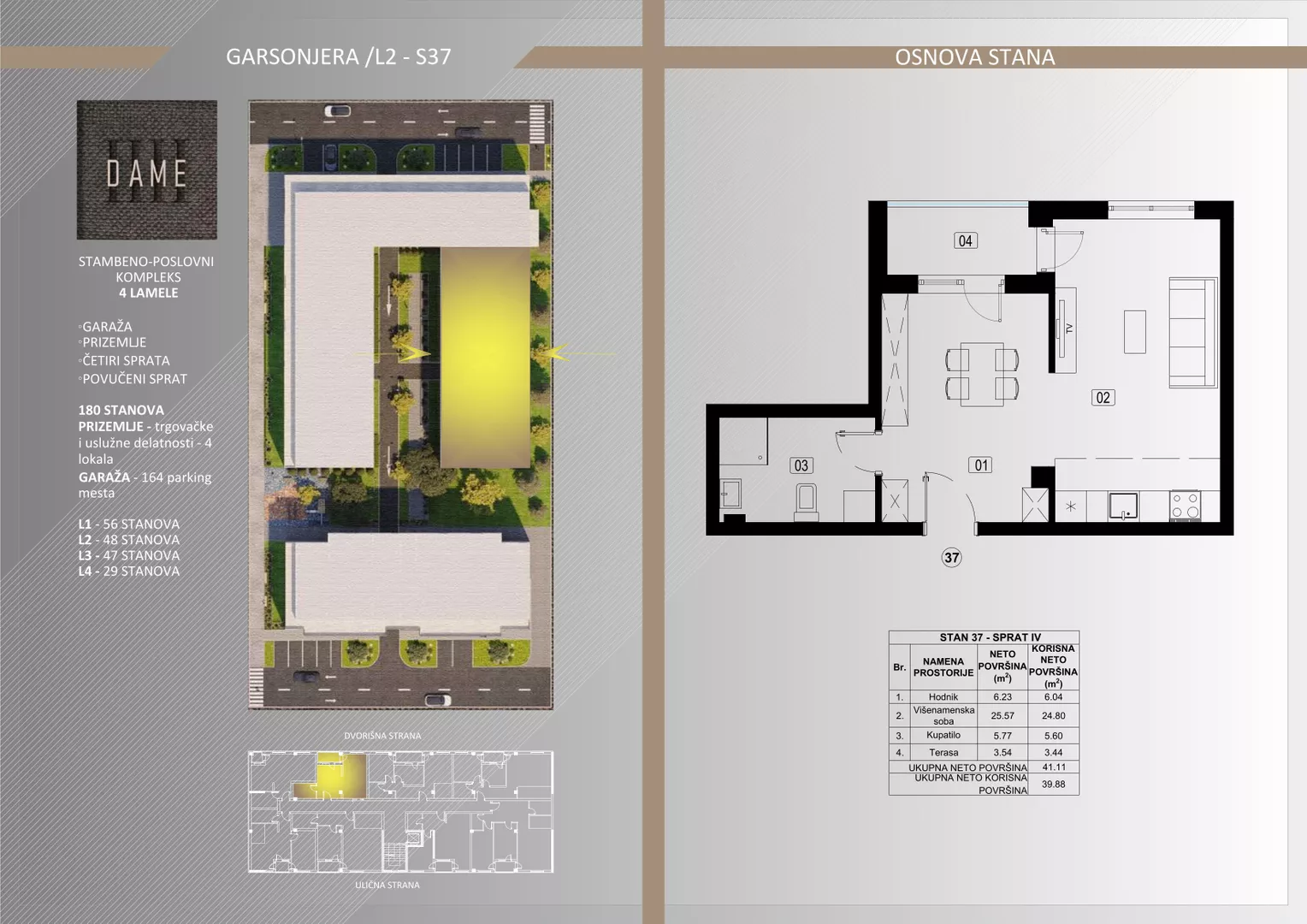 Jednosoban stan | 4zida