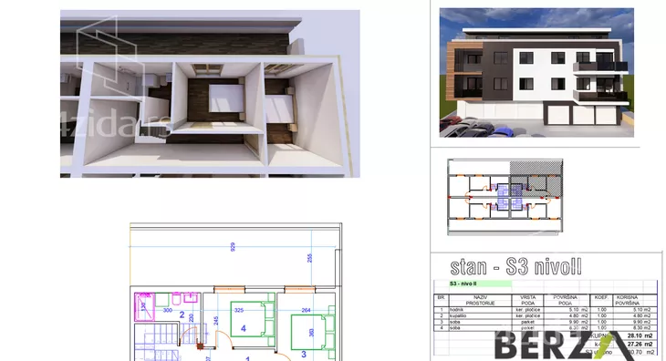 Troiposoban stan | 4zida