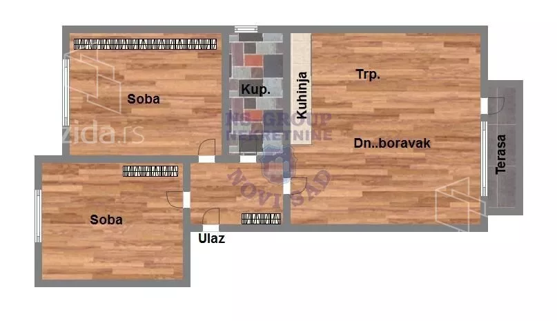 Trosoban stan | 4zida