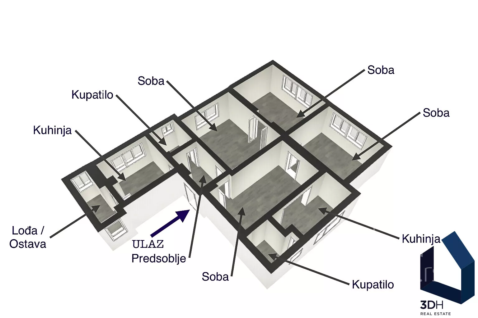 Četvorosoban stan | 4zida