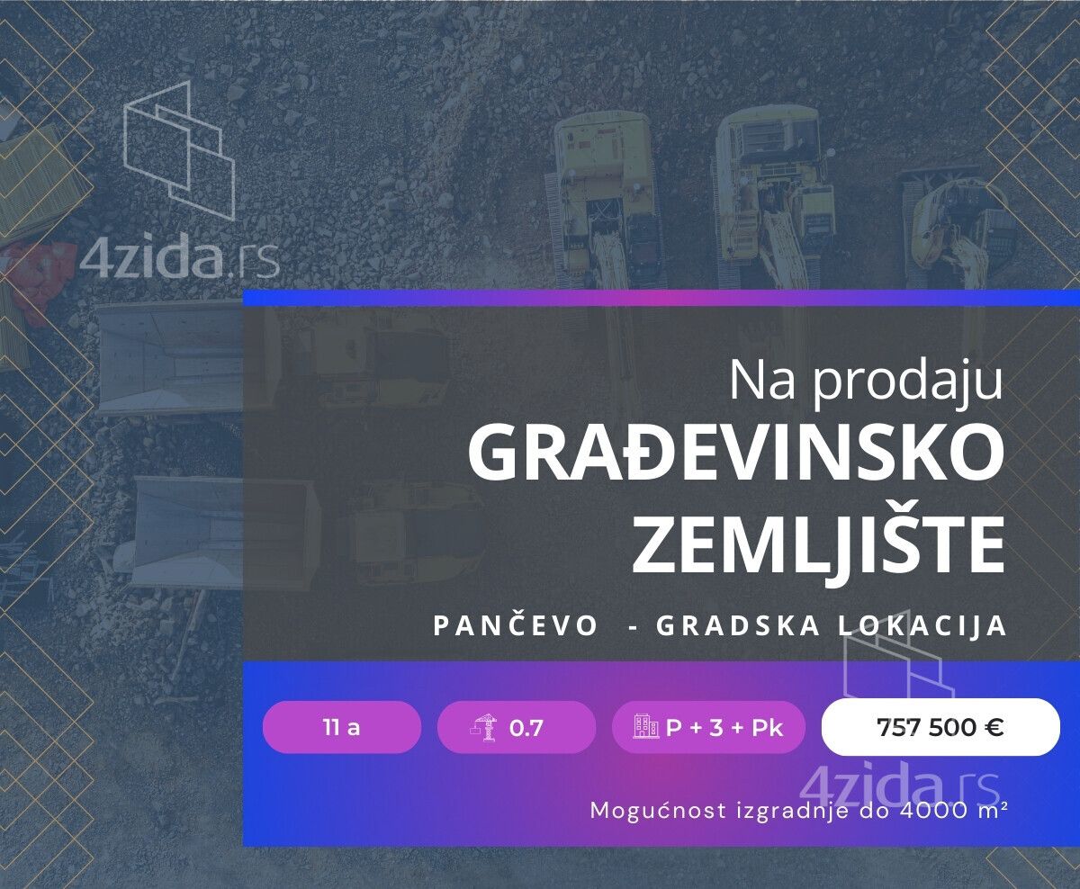 Строительный участок на продажу, Городские локации, 757.500€, 11.0a — фото