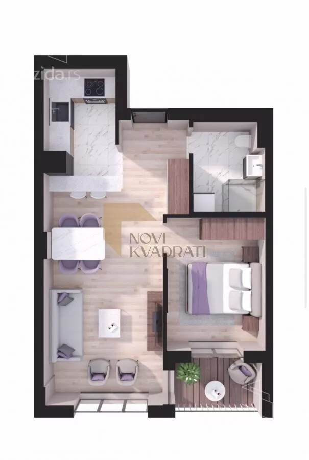 Dvosoban stan | 4zida