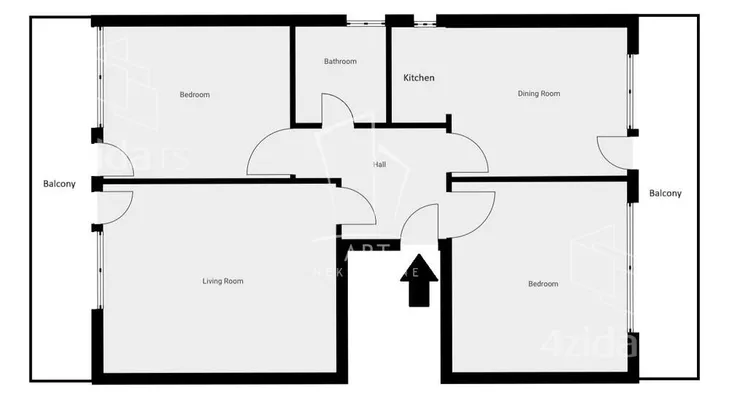 Petosoban stan | 4zida
