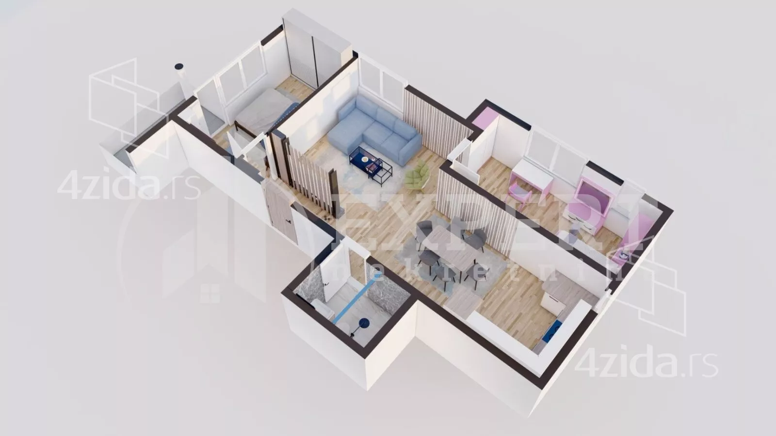 Dvoiposoban stan | 4zida