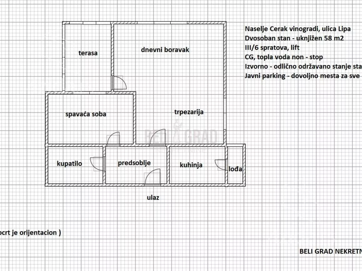 Dvosoban stan | 4zida