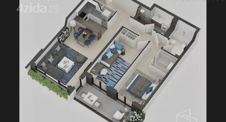 Dvoiposoban stan | 4zida