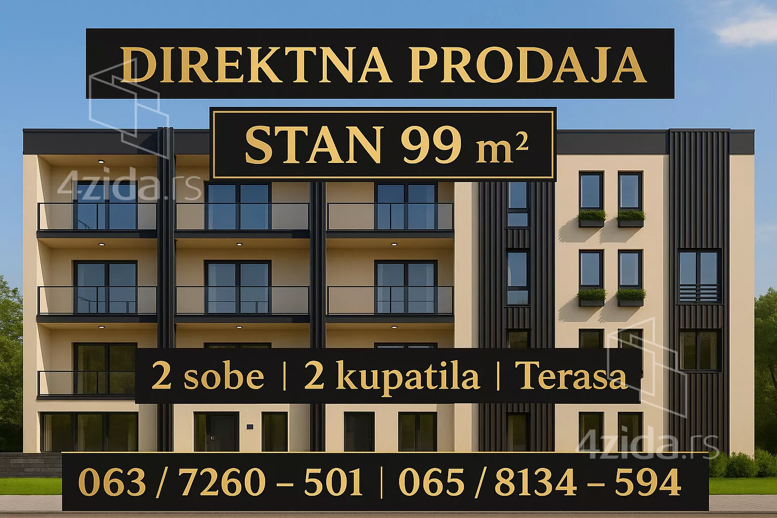 Trosoban stan | 4zida