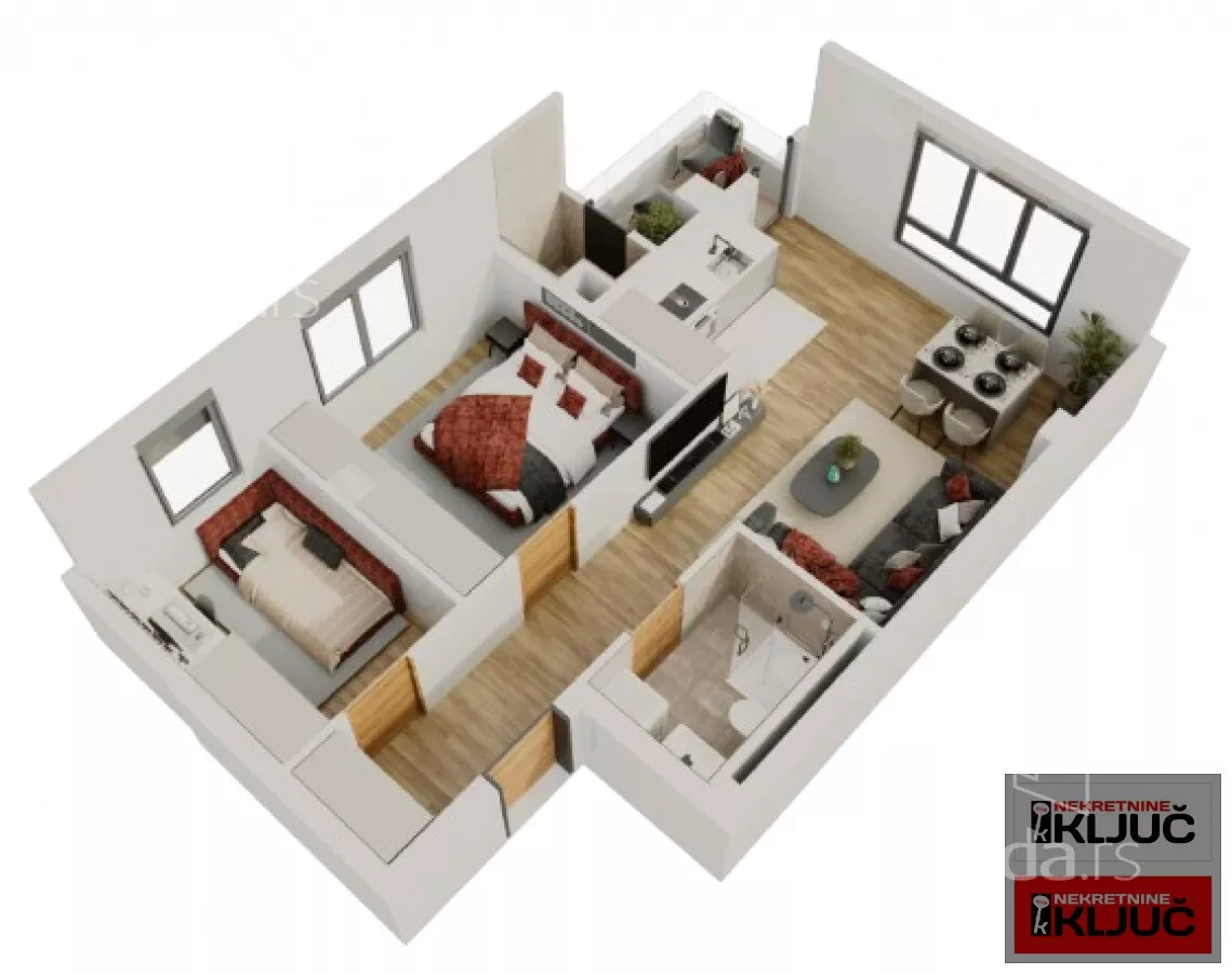 Dvoiposoban stan | 4zida