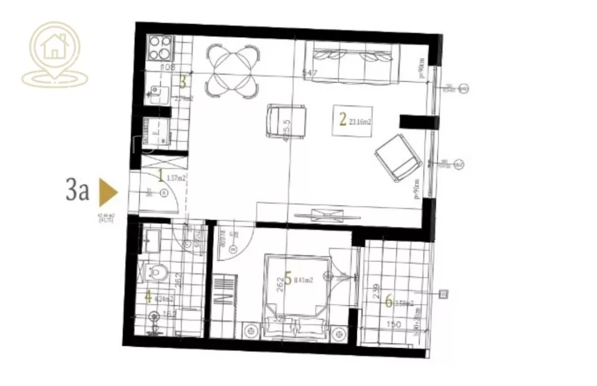 Dvosoban stan | 4zida