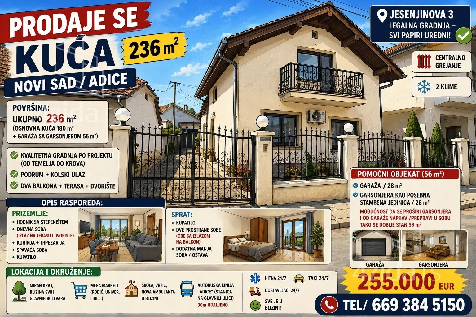 1-etažna kuća | 4zida