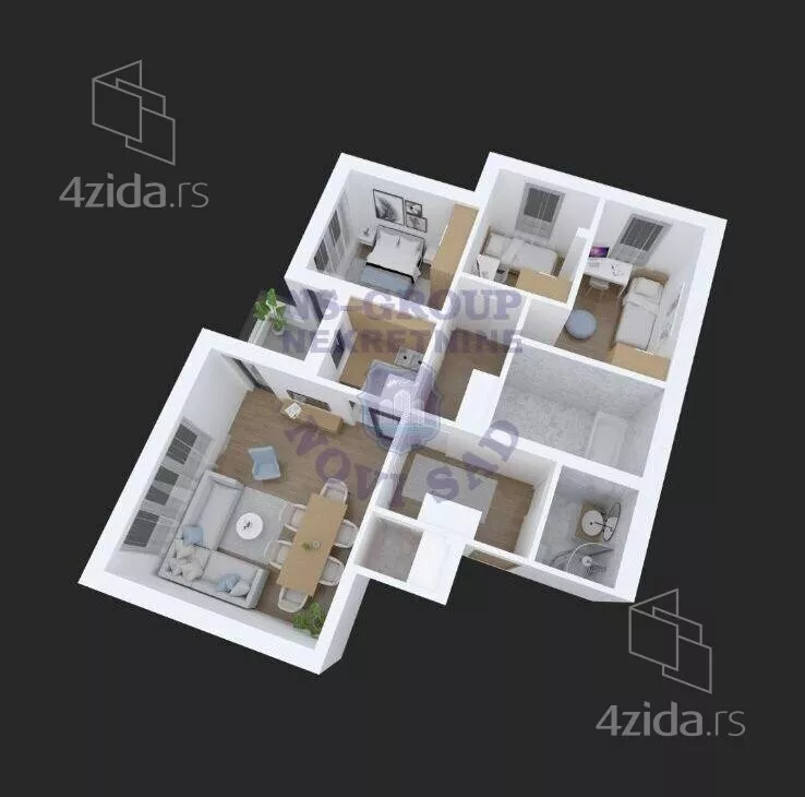 Četvorosoban stan | 4zida