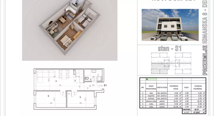 Dvoiposoban stan | 4zida