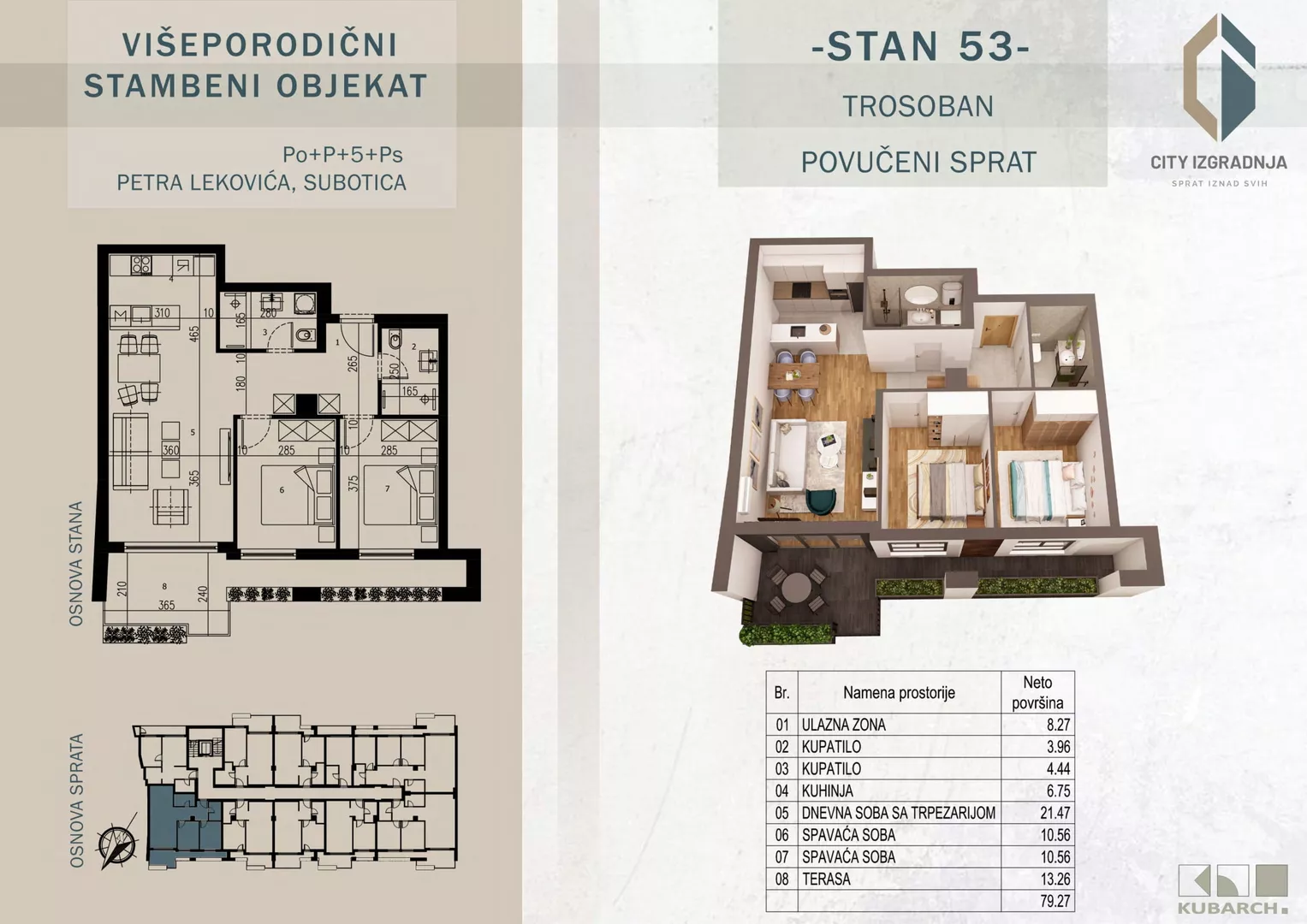 Trosoban stan | 4zida