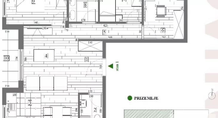 Trosoban stan | 4zida