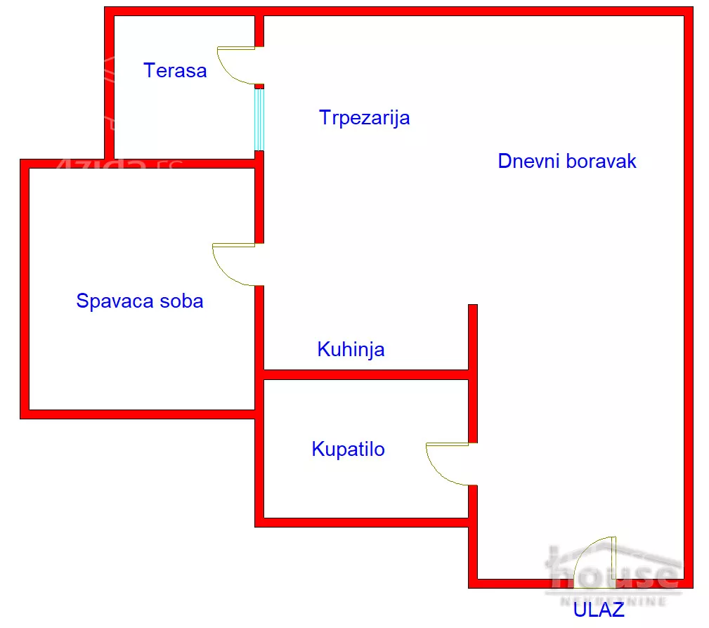 Jednoiposoban stan | 4zida