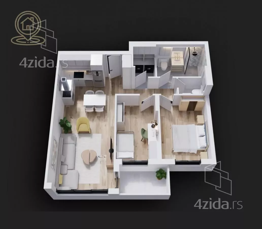 Trosoban stan | 4zida